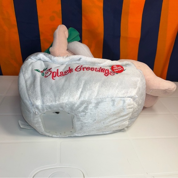 Vintage SOUND N LIGHT ANIMATRONIC SPLISH SPLASH SANTA in TUB ANIMATED SINGING - Picture 6 of 6